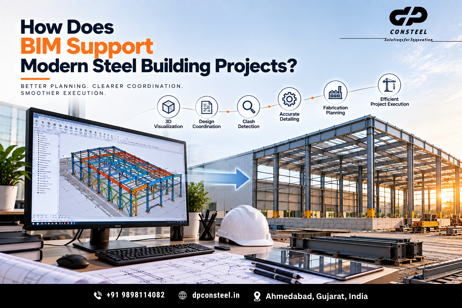 How Does BIM Support Modern Steel Building Projects?